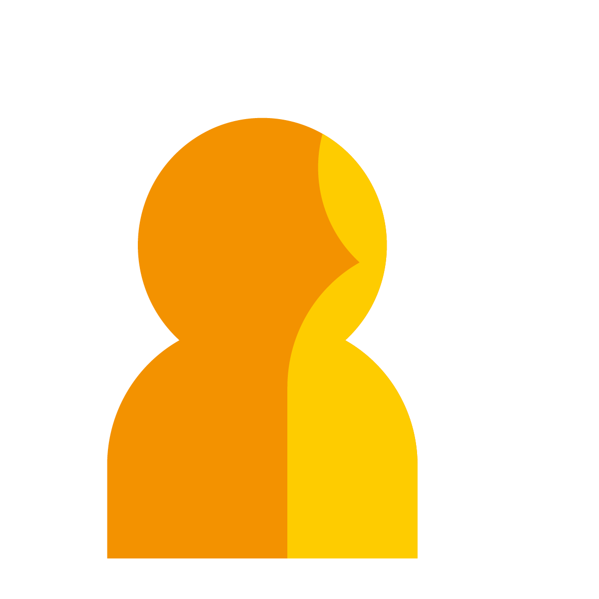 Engagiert-Icon mit drei Personen, die zusammenstehen.