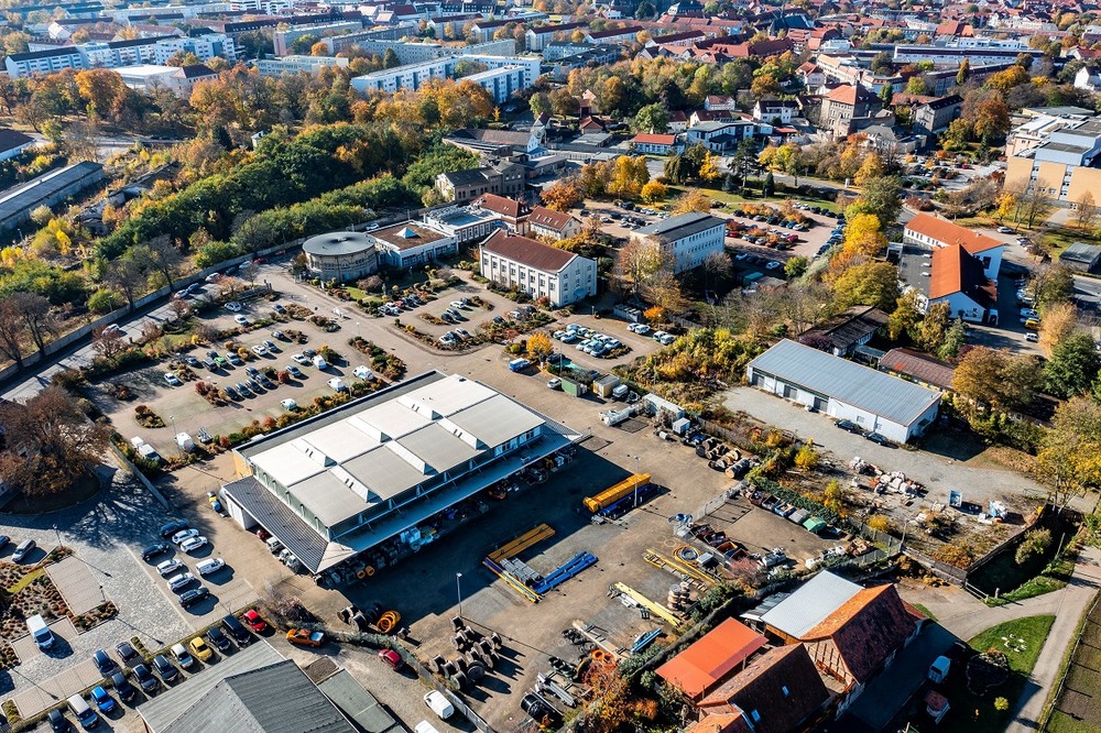 Unternehmensstandort-Luftbild